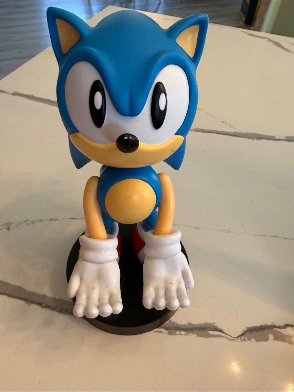 Blue Sonic Character Figure Collectible - Blue and Cream